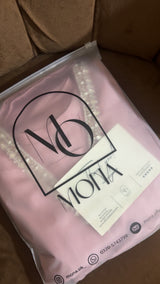 MONA Blush Royale 3-piece makeup set with blush, highlighter, and brush, featuring elegant packaging and soft, blendable colors.